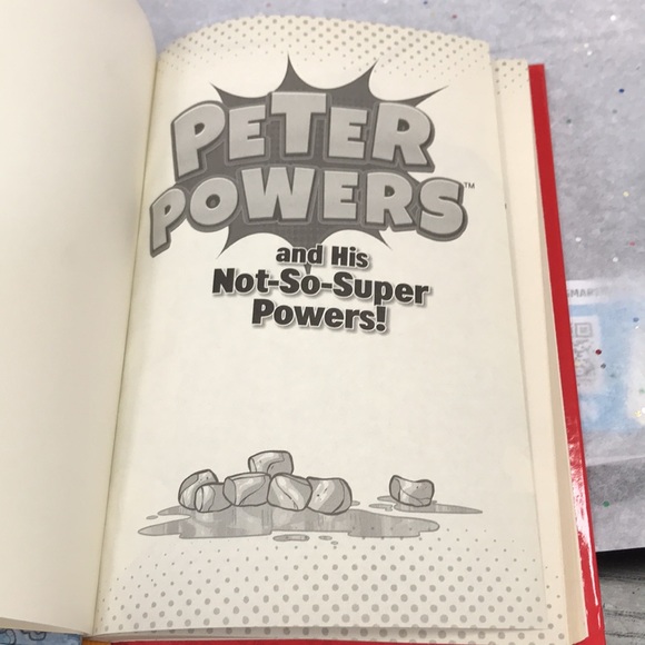 ๐2/10.00๐ Peter Powers and His Not-So-Super Powers hardcover book like new - Picture 4 of 9